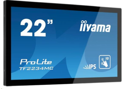 iiyama ProLite TF2234MC-B7X, 54.6cm (21.5''), Projected Capacitive, 10 TP, Full HD, black
