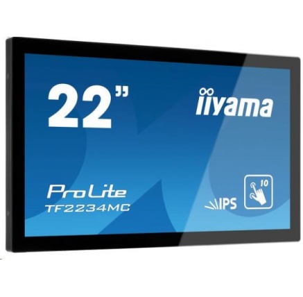 iiyama ProLite TF2234MC-B7X, 54.6cm (21.5''), Projected Capacitive, 10 TP, Full HD, black