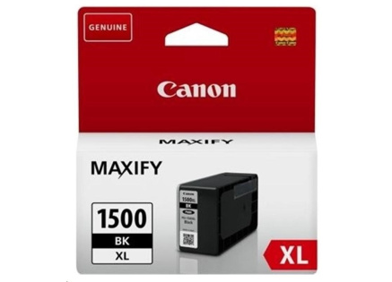 Canon CARTRIDGE PGI-1500XL BK černá pro Maxify MB2050, MB2150, MB2350, MB2750 a MB2755 (1200 str.) Canon CARTRIDGE PGI-1500XL BK černá pro Maxify MB2050, MB2150, MB2350, MB2750 a MB2755 (1200 str.)