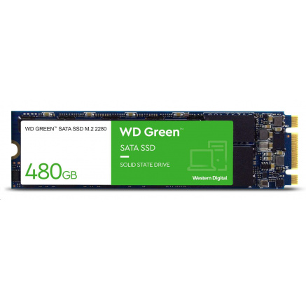 WD GREEN SSD WDS480G3G0B 480GB M.2 SATA, (R:540, W:465MB/s) WD GREEN SSD WDS480G3G0B 480GB M.2 SATA, (R:540, W:465MB/s)