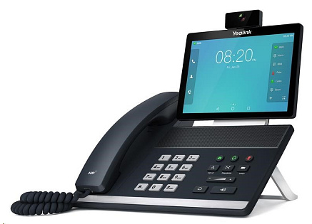Yealink VP59 IP telefon, 8" 1280x800 LCD, 2x 10/100/1000, Wi-Fi, Bluetooth, FHD kamera, PoE, 16xSIP, 2xUSB, bez adaptéru Yealink VP59 IP telefon, 8" 1280x800 LCD, 2x 10/100/1000, Wi-Fi, Bluetooth, FHD kamera, PoE, 16xSIP, 2xUSB, bez adaptéru