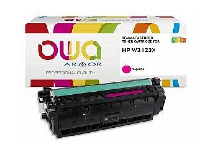 OWA Armor toner pro HP CLJ Enterprise M554dn magenta, 10.000 str., komp.s W2123X