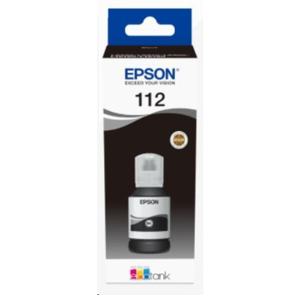 BAZAR - EPSON ink čer 112 EcoTank Pigment Black ink bottle - Poškozený obal (Komplet) BAZAR - EPSON ink čer 112 EcoTank Pigment Black ink bottle - Poškozený obal (Komplet)