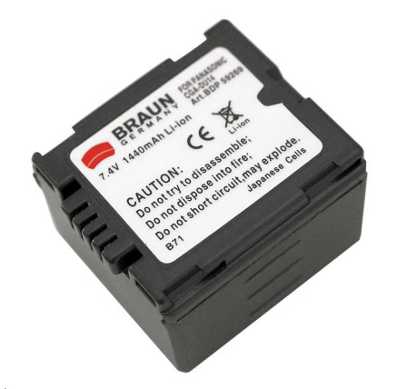 Braun akumulátor PANASONIC DU12, DU14, Hitachi BP14S, 1440mAh