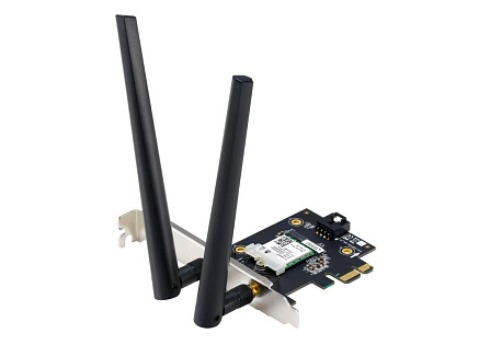 ASUS PCE-AXE5400 Wireless AXE5400 PCIe Wi-Fi 6E Adapter Card, Bluetooth 5.2