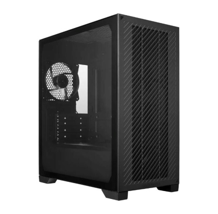 Cooler Master case Elite 301 Lite, mATX, Průhledná bočnice, 1x 120mm Fan, Černá