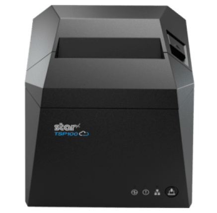 Star TSP100IV, CloudPRNT, USB, USB-C, Ethernet, 8 dots/mm (203 dpi), cutter, grey