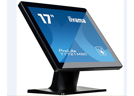 Iiyama dotykový monitor ProLite T1721MSC-B2, 43.2 cm (17''), Projected Capacitive, 10 TP, USB, kit (USB), black
