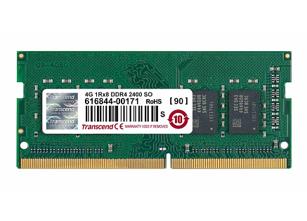 TRANSCEND SODIMM DDR4 4GB 2400MHz 1Rx8 CL17 TRANSCEND SODIMM DDR4 4GB 2400MHz 1Rx8 CL17