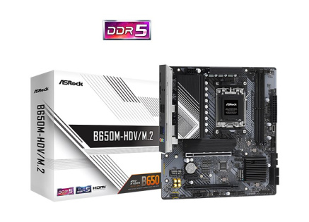 ASRock MB Sc AM5 B650M-HDV/M.2, AMD B650, 2xDDR5, 1xDP, 1xHDMI, mATX ASRock MB Sc AM5 B650M-HDV/M.2, AMD B650, 2xDDR5, 1xDP, 1xHDMI, mATX