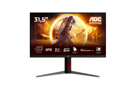 AOC MT IPS LCD WLED 31,5" U32G4U - IPS panel, 3840x2160, 144Hz, HDMI, DP, USB Hub