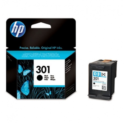 HP 301 Black Ink Cart, 3 ml, CH561EE (190 pages)