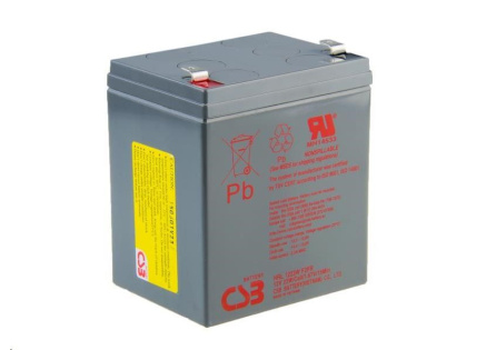 CSB 12V 5,5Ah olověný akumulátor HighRate (8 let) F2 (HRL1223WF2)