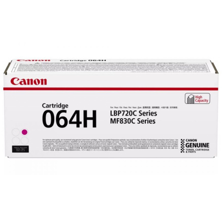 Canon TONER CRG 064HM purpurový pro i-Sensys MF 832cdw (10 400 str.) Canon TONER CRG 064HM purpurový pro i-Sensys MF 832cdw (10 400 str.)
