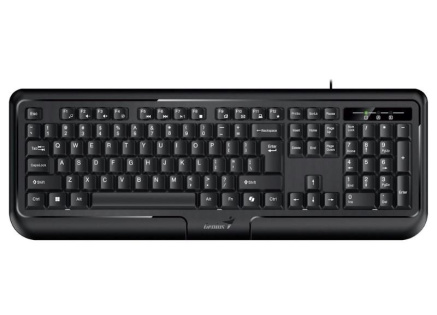 GENIUS klávesnice KB-118 II / Drátová/ Copilot/ USB/ černá/ CZ+SK layout