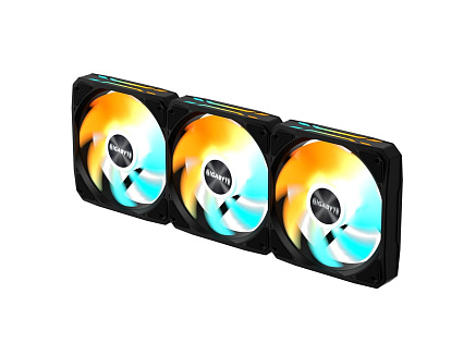 GIGABYTE ventilátor EZ CHAIN FAN 3-PACK, 3x120mm, černá