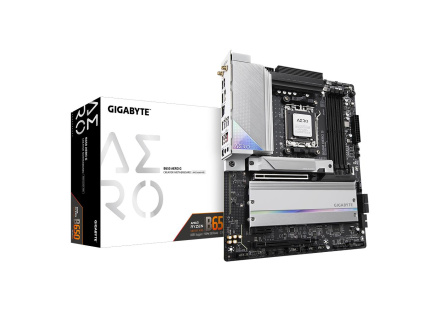GIGABYTE MB Sc AM5 B650 AERO G, AMD B650, 4xDDR5, 1xHDMI, 1xUSB-C, WI-FI