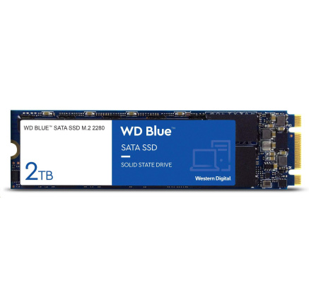 WD BLUE SSD 3D NAND WDS200T3B0B  2TB M.2 SATA, (R:560, W:530MB/s)