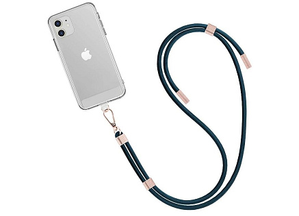 WG - Crossbody lace strap/transparent/green