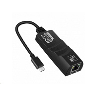 WG Adaptér RJ-45 Gigabit Ethernet (female) to Type-C (male) /10/100/1000 Mbps 1000Mbps