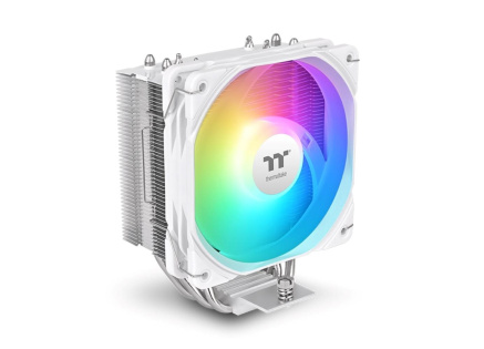 THERMALTAKE Chladič CPU UX400 ARGB, 1x120mm, LGA1851, AM5, bílá