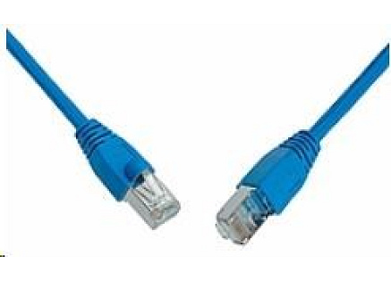Solarix Patch kabel CAT6 SFTP PVC 1m modrý snag-proof C6-315BU-1MB
