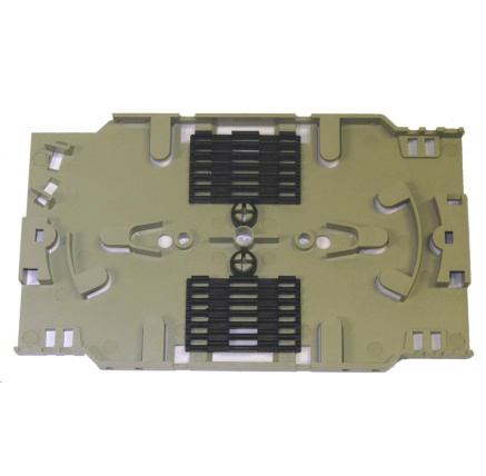 Optická kazeta s víčkem a hřebínky pro 12 svarů