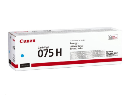 Canon TONER 075 H Y žlutá pro i-SENSYS LBP646Cdw, LBP647Cdw, MF664Cdw, MF667Cdw (2500 str.)