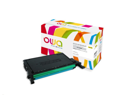 OWA Armor toner pro SAMSUNG CLP 620, 670, 4000 Stran, CLTY5082L, žlutá/yellow (CLT-Y5082L,SU532A) OWA Armor toner pro SAMSUNG CLP 620, 670, 4000 Stran, CLTY5082L, žlutá/yellow (CLT-Y5082L,SU532A)