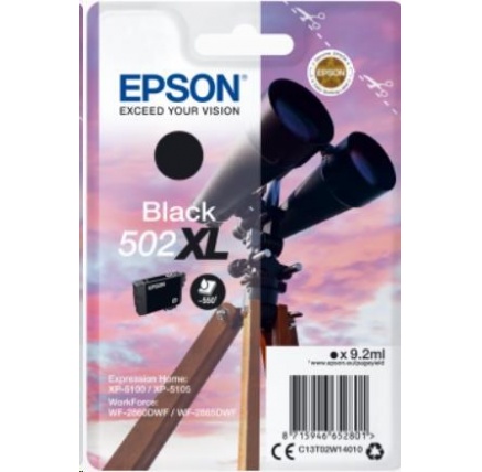 EPSON ink čer Singlepack "Dalekohled" Black 502XL Ink