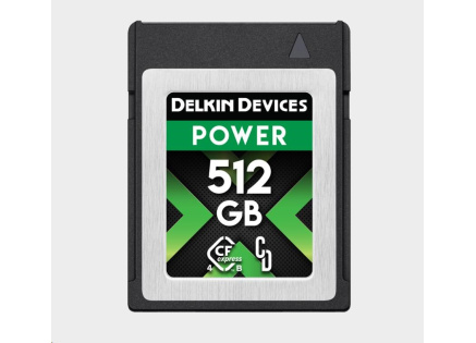 Delkin CFexpress Power R3650/W3240/SW820 (4.0) 512GB