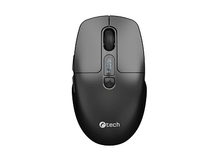 C-TECH Myš WLM-13, Bezdrátová, černá