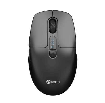C-TECH Myš WLM-13, Bezdrátová, černá