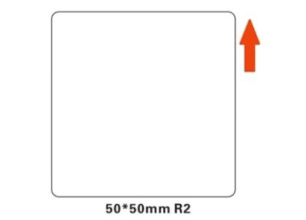 Niimbot štítky R 50x50mm 150ks White pro B21, B21S, B3S, B1