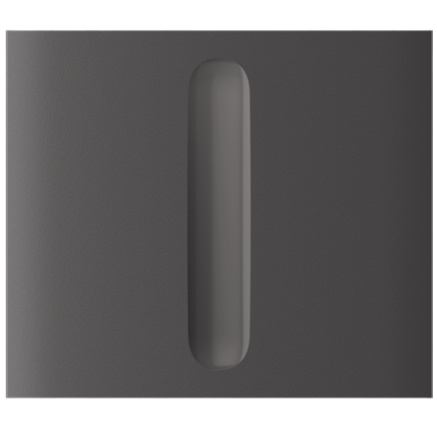 Ajax  CenterButton (Dimmer) vertical - Středový kryt stmívatelného tlačítka, vertikální instalace, šedá