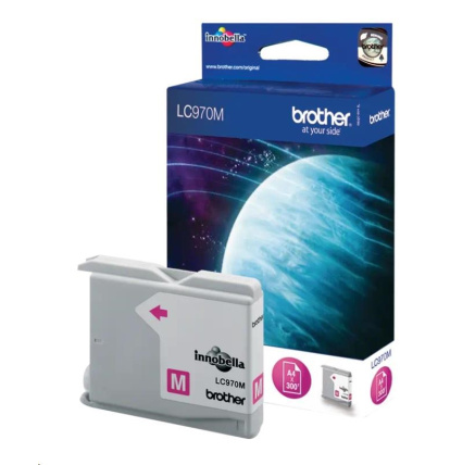 BROTHER INK LC-970M magenta (EW*) cca 300 BROTHER INK LC-970M magenta (EW*) cca 300