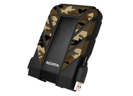 ADATA Externí HDD 1TB 2,5" USB 3.1 DashDrive Durable HD710M Pro, kamufláž (gumový, nárazu/vodě/prachu odolný)