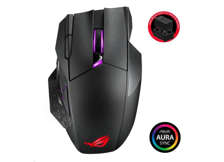 ASUS myš ROG SPATHA X (P707), bezdrátová, černá ASUS myš ROG SPATHA X (P707), bezdrátová, černá