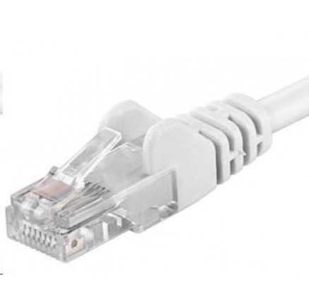 PREMIUMCORD Patch kabel UTP RJ45-RJ45 CAT5e 0.25m bílá