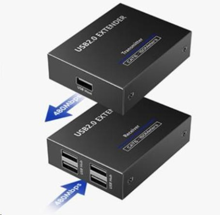PREMIUMCORD 4-port USB 2.0 extender po Cat5/Cat5e/Cat6 do 150m PREMIUMCORD 4-port USB 2.0 extender po Cat5/Cat5e/Cat6 do 150m