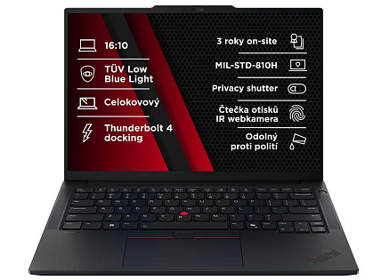 LENOVO NTB ThinkPad E14 G7 - Ultra5 225U,14" WUXGA,16GB,512SSD,FHD+IRcam,W11H