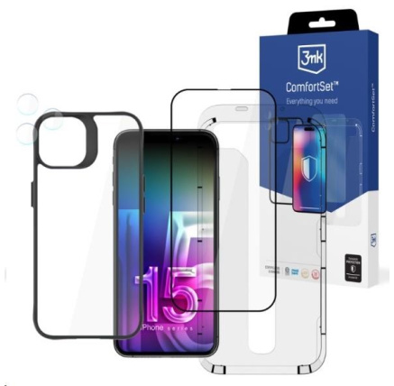 3mk Comfort Set 4 v 1 pro Apple iPhone 15 Pro 3mk Comfort Set 4 v 1 pro Apple iPhone 15 Pro