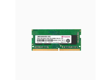 TRANSCEND SODIMM DDR4 8GB 3200MHz 1Rx16 1Gx16 CL22 1.2V TRANSCEND SODIMM DDR4 8GB 3200MHz 1Rx16 1Gx16 CL22 1.2V