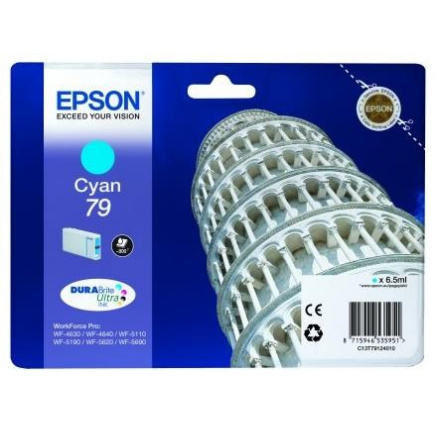 EPSON Ink bar WF-5xxx Series Ink Cartridge "Pisa" 79 Cyan (6,5 ml) (800 str.)