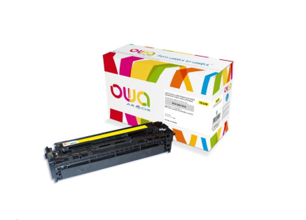 OWA Armor toner pro HP Color Laserjet Pro 200 M251, M276, 1800 Stran, CF212A, žlutá/yellow
