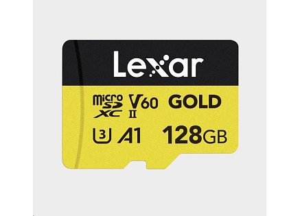 Lexar microSDXC GOLD UHS-II/C10/A1/U3 R280/W100 (V60) 128GB