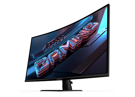 GIGABYTE LCD - 32" Gaming monitor GS32QCA, Prohnutý VA 1500R, 2560x1440 QHD, 180Hz, 3500:1, 250cd/m2, 1ms, 2xHDMI, 1xDP