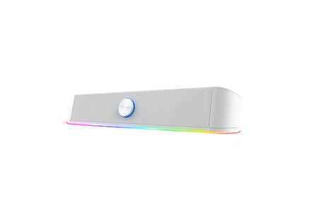 TRUST reproduktor GXT 619W Thorne RGB Illuminated Soundbar, bílá