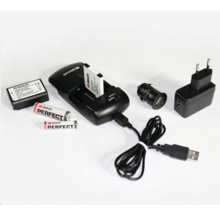 BRAUN nabíječka ONE-FOR-ALL Travel Mini (Li-Ion/AA/AAA,900mA,USB nab./auto/kabel)