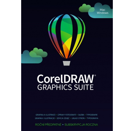 CorelDRAW Graphics Suite 365 dní pronájem licence (5-50) EN/DE/FR/BR/ES/IT/NL/CZ/PL CorelDRAW Graphics Suite 365 dní pronájem licence (5-50) EN/DE/FR/BR/ES/IT/NL/CZ/PL